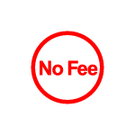 No handling fee and solicitor's fee 